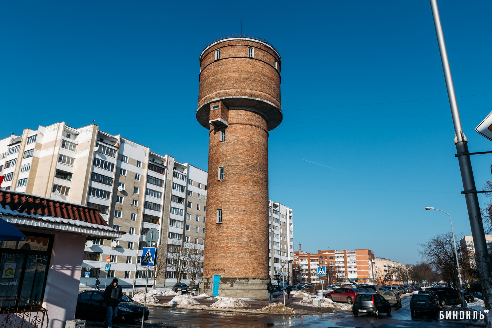 что внутри водонапорной башни